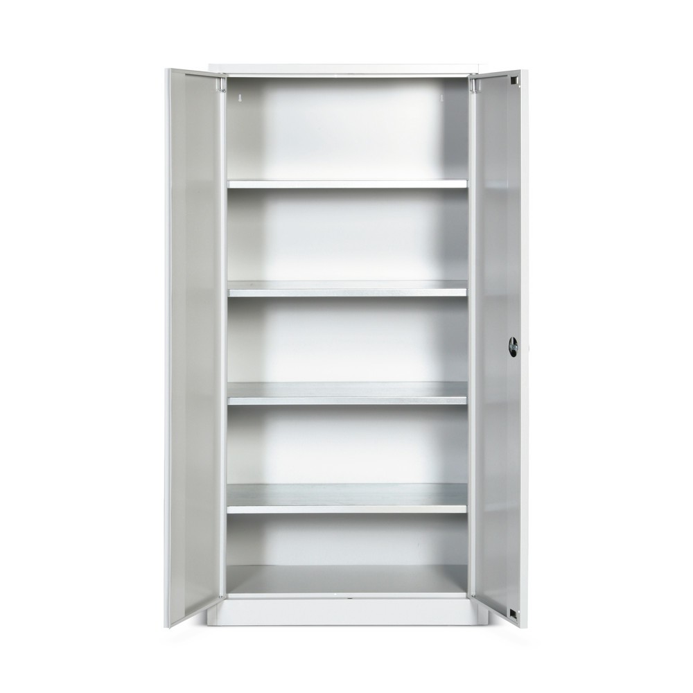 Produktabbildung Nr. 3: HEMMDAL Armoire à portes battantes d’atelier, H x l x P 1 950 x 1 200 x 500 mm, gris clair/gris clair