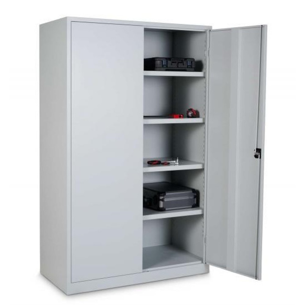 Produktabbildung Nr. 5: HEMMDAL Armoire en acier HS-XBT, 5 HC, HxlxP 1 950 x 1 200 x 500 mm, tablettes revêtues par poudrage, gris clair