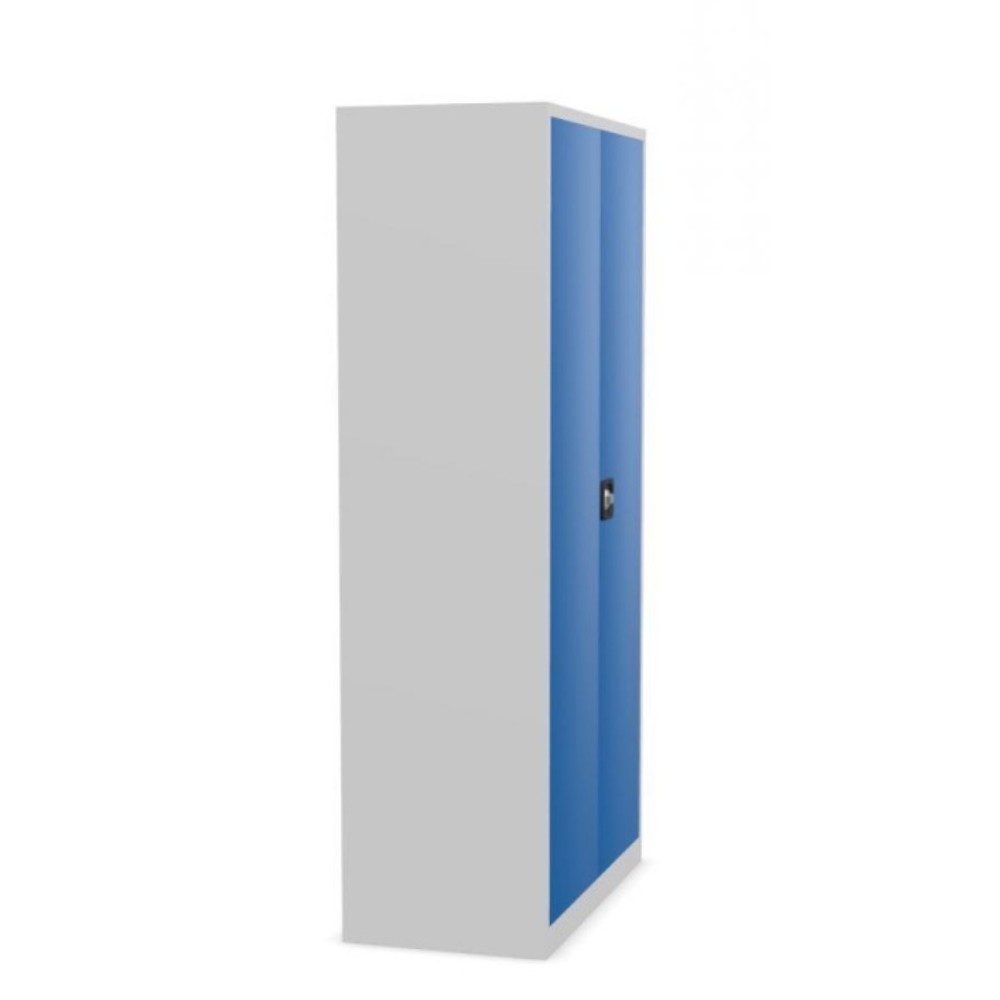 Produktabbildung Nr. 4: HEMMDAL Armoire à portes battantes HF-ST, 5 HC, HxlxP 1 950 x 1 200 x 420mm, tablettes revêtues par poudrage, gris clair / bleu gentiane