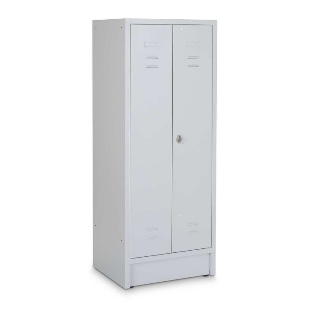Illustration du produit: HEMMDAL Armoire à produits de nettoyage HPZ-1, serrure à cylindre, HxlxP 1 800 x 600 x 500 mm, gris clair