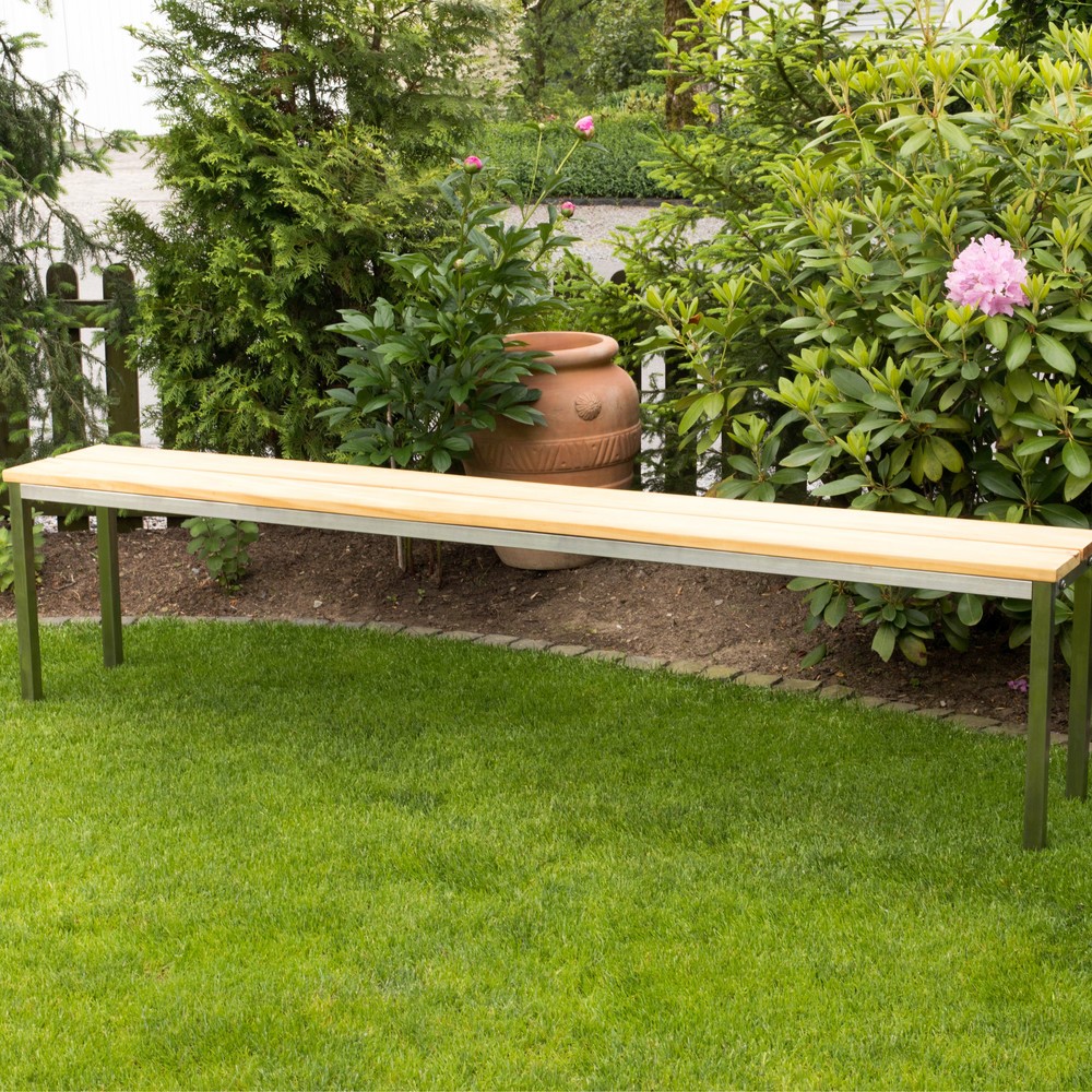 Produktabbildung Nr. 2: HEMMDAL Banc d’extérieur à quatre pieds, 2 lattes, longueur 1 000 mm