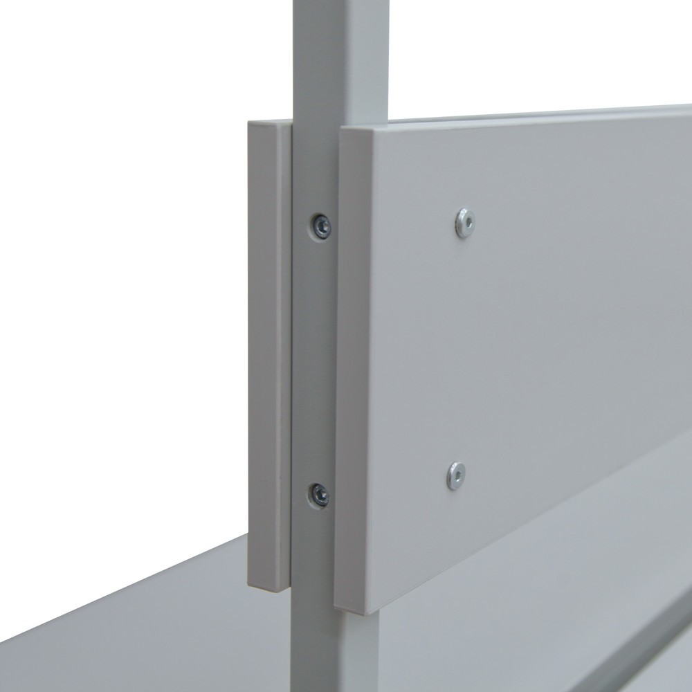 Produktabbildung Nr. 2: HEMMDAL Banc de vestiaire HUB-1, utilisable des 2 côtés, avec barre à patères et grille porte-chaussures, longueur 1 000 mm
