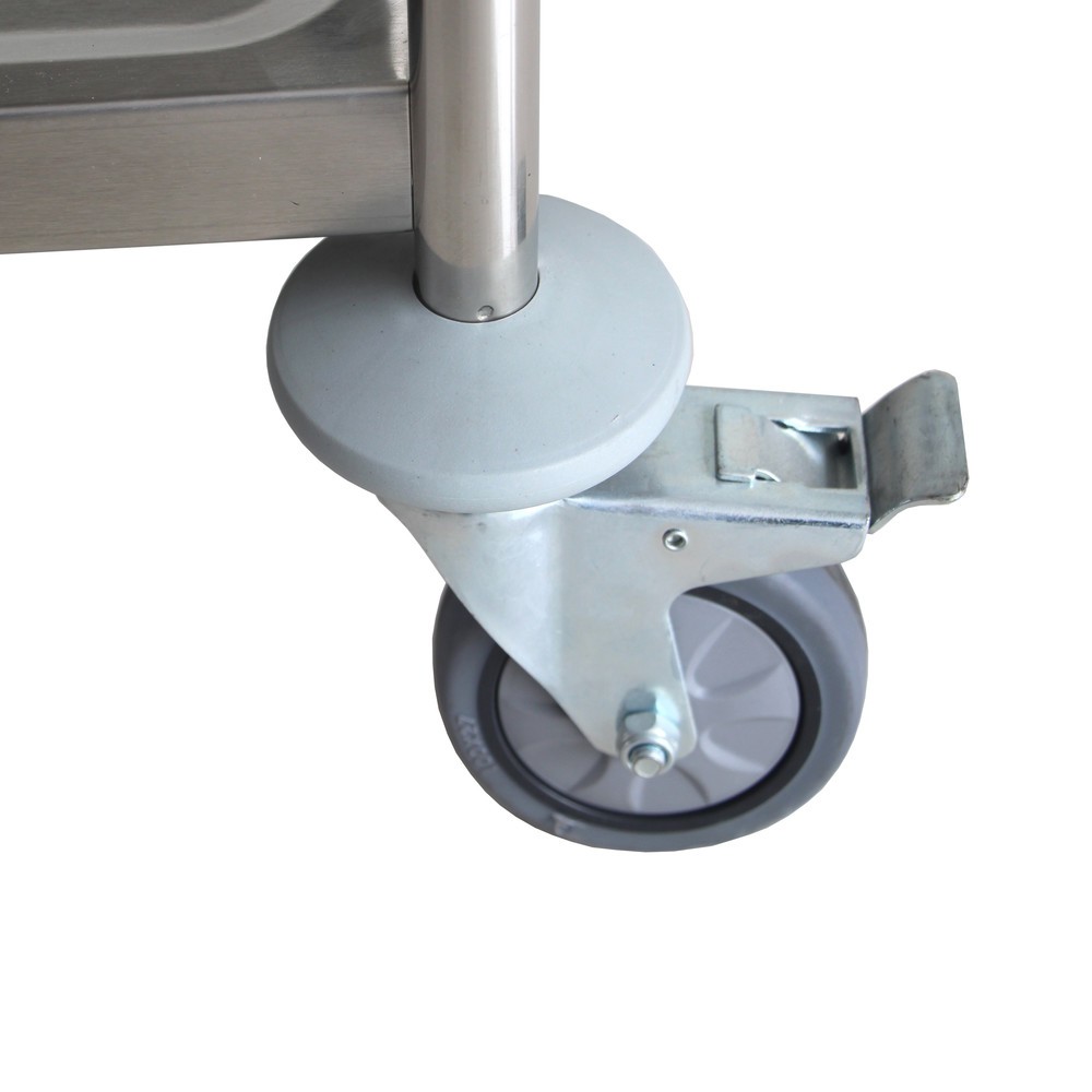 Produktabbildung Nr. 5: Chariot de service en acier inoxydable HEMMDAL, 2 niveaux