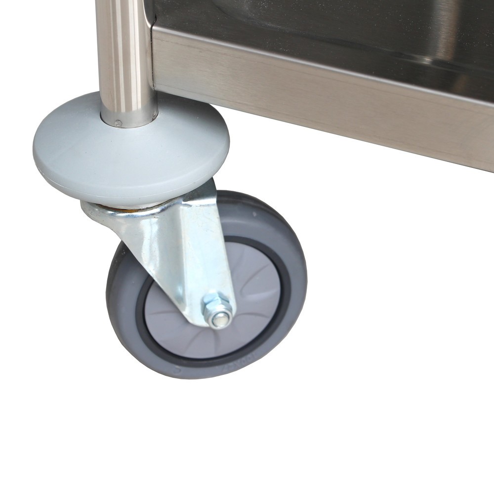 Produktabbildung Nr. 6: Chariot de service en acier inoxydable HEMMDAL, 2 niveaux