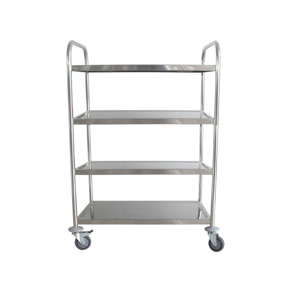 Produktabbildung Nr. 5: Chariot de service en acier inoxydable HEMMDAL, 4 niveaux
