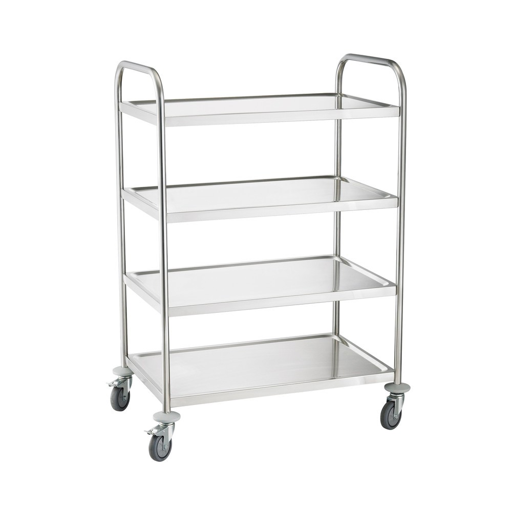 Produktabbildung Nr. 1: Chariot de service en acier inoxydable HEMMDAL, 4 niveaux
