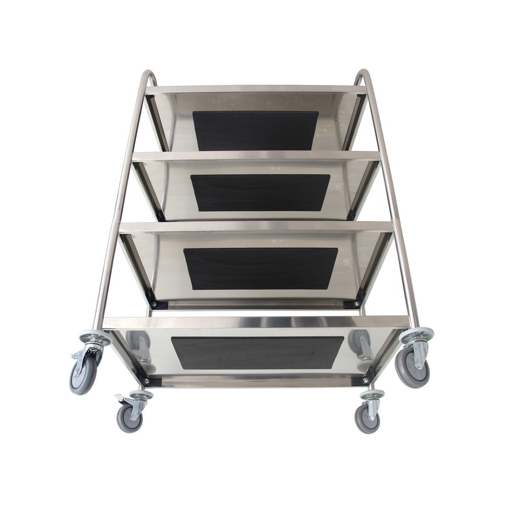 Produktabbildung Nr. 7: Chariot de service en acier inoxydable HEMMDAL, 4 niveaux