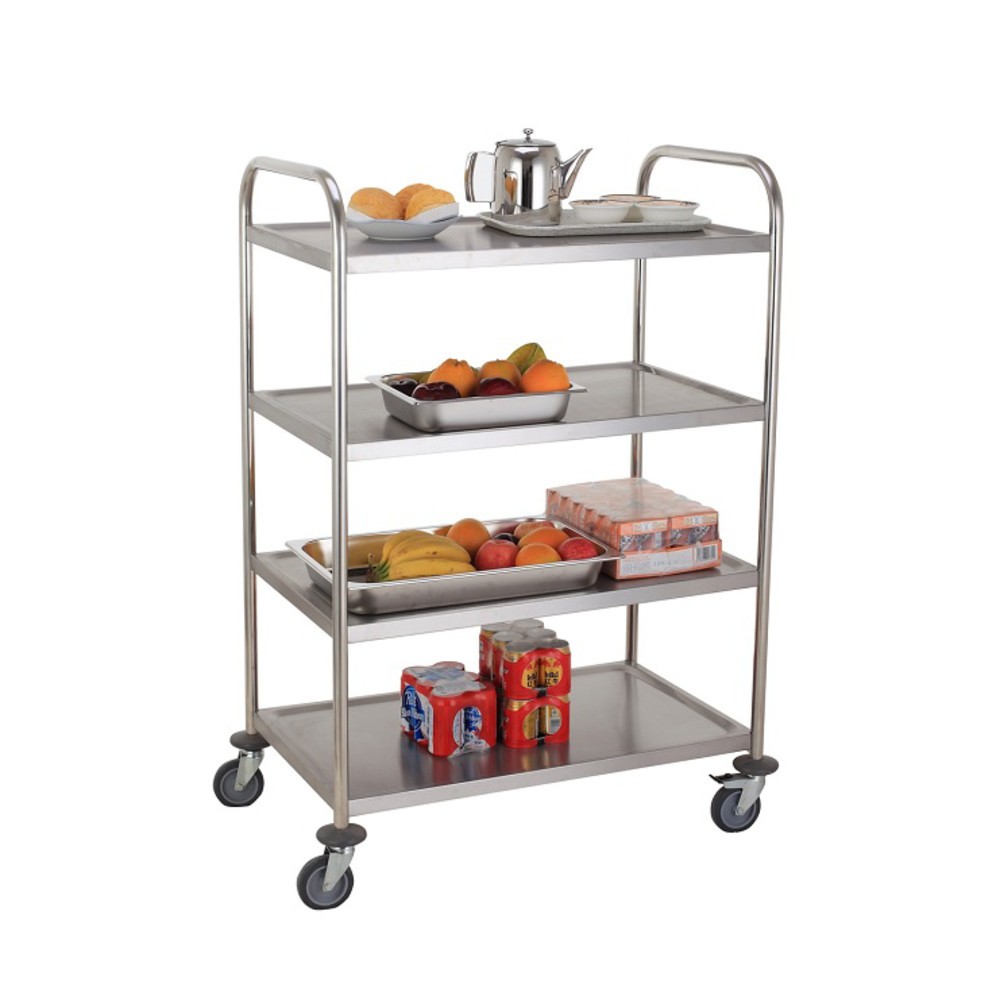 Produktabbildung Nr. 8: Chariot de service en acier inoxydable HEMMDAL, 4 niveaux