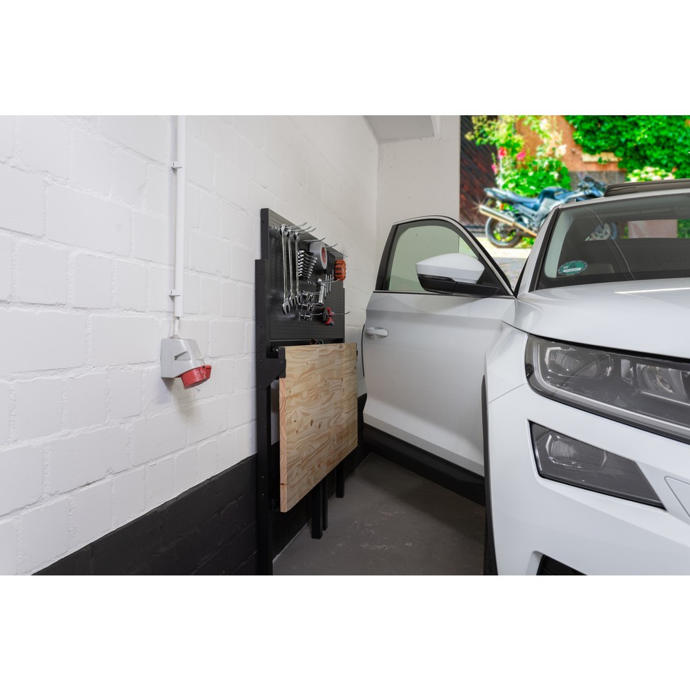 Produktabbildung Nr. 11: HEMMDAL Établi, pliable, capacité de charge 150 kg, paroi perforée avec 10 crochets