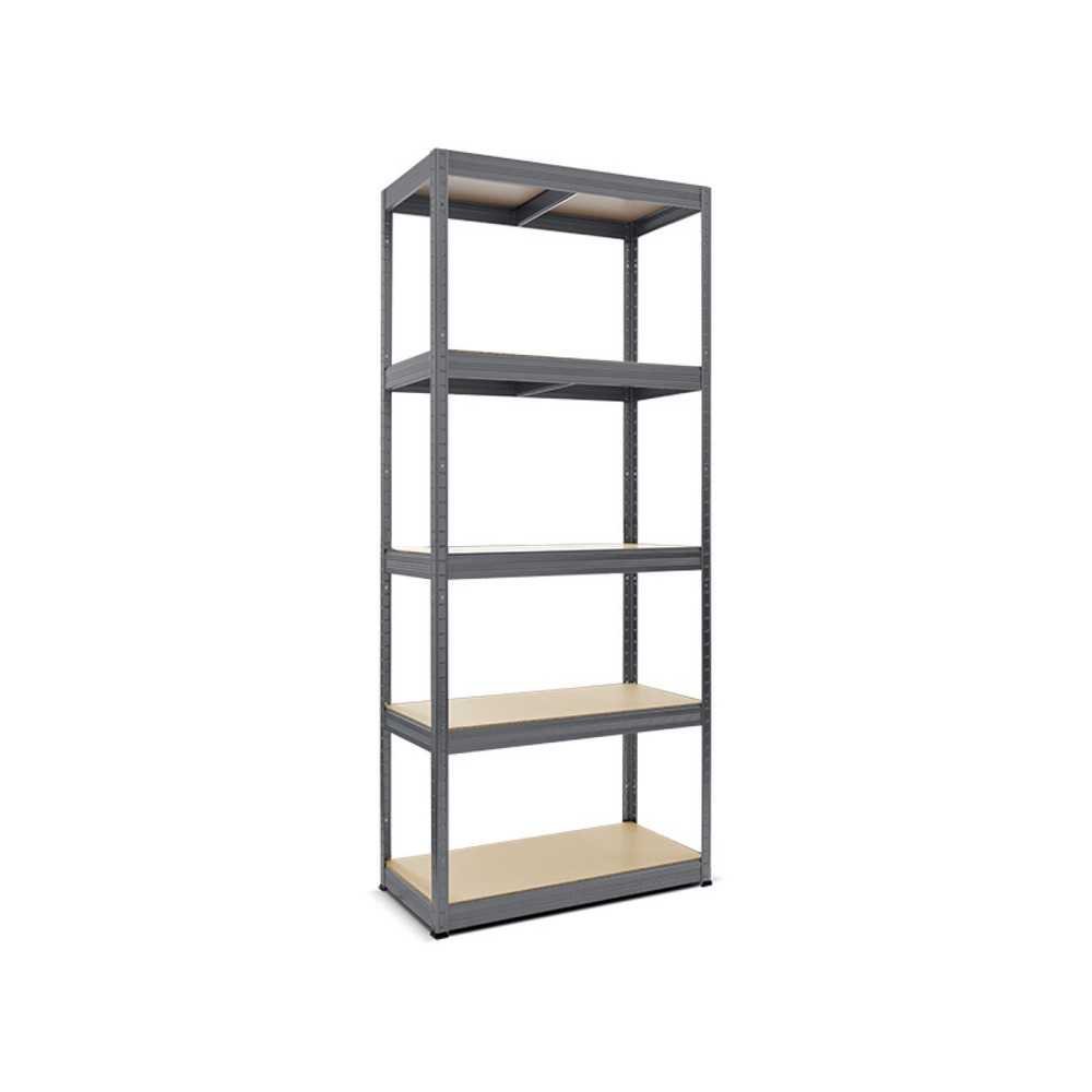 Produktabbildung Nr. 1: HEMMDAL Fachbodenregal Typ XS graphitgrau, Fachlast 150 kg, HxBxT 1.800 x 750 x 350 mm