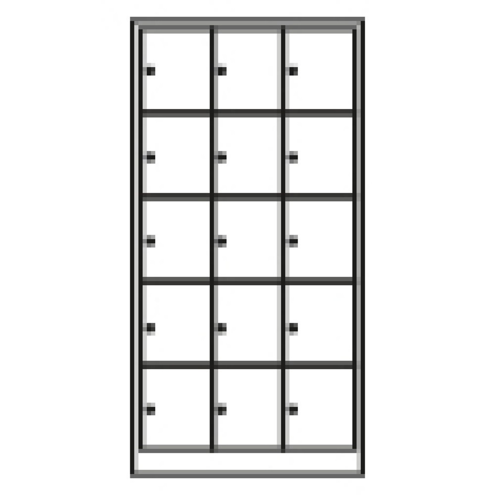 Produktabbildung Nr. 4: HEMMDAL Meuble coffre-fort, 3 x 5 compartiments, H x l x P 1 900 x 1 190 x 450 mm