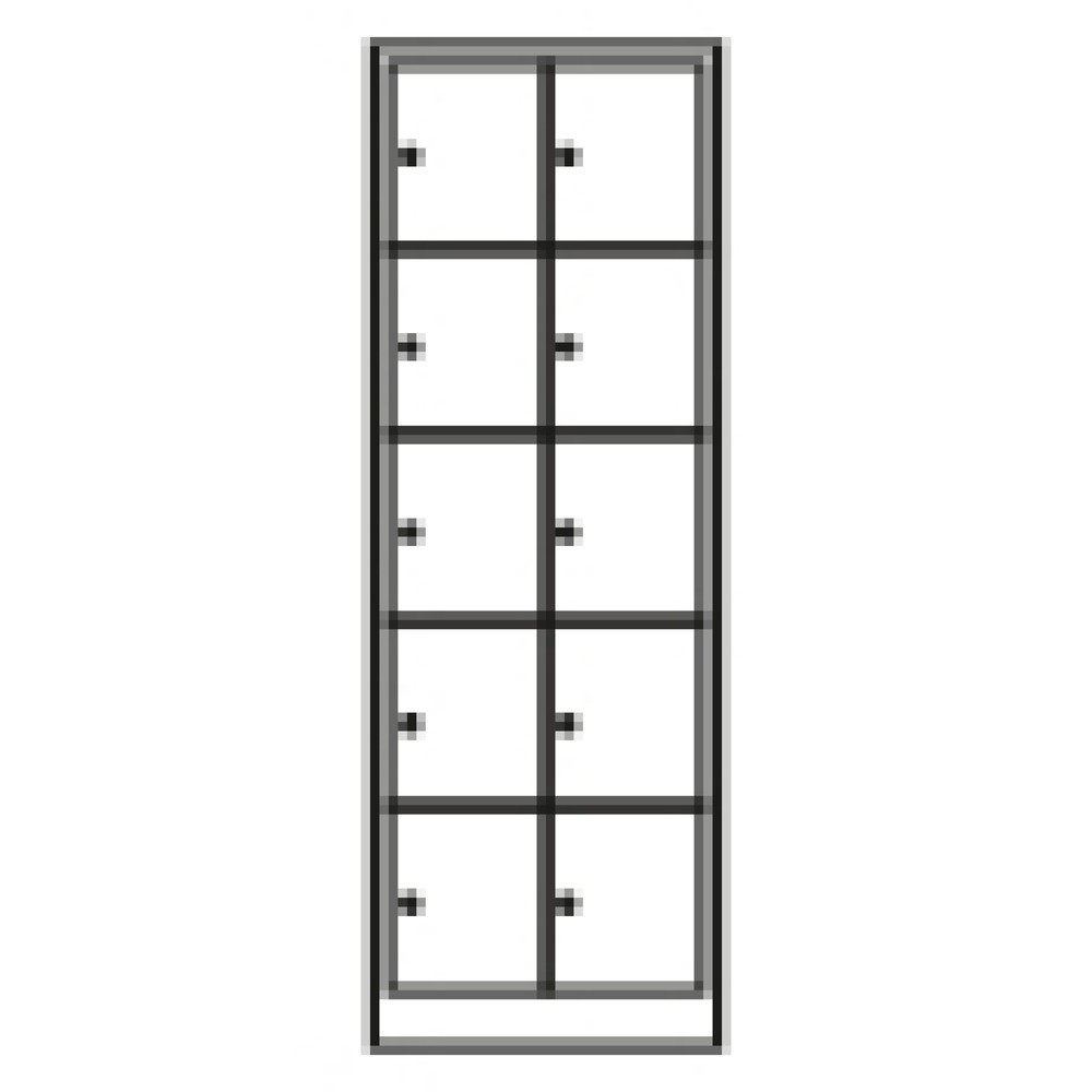 Produktabbildung Nr. 4: HEMMDAL Meuble coffre-fort, 2 x 5 compartiments, H x l x P 1 900 x 800 x 450 mm