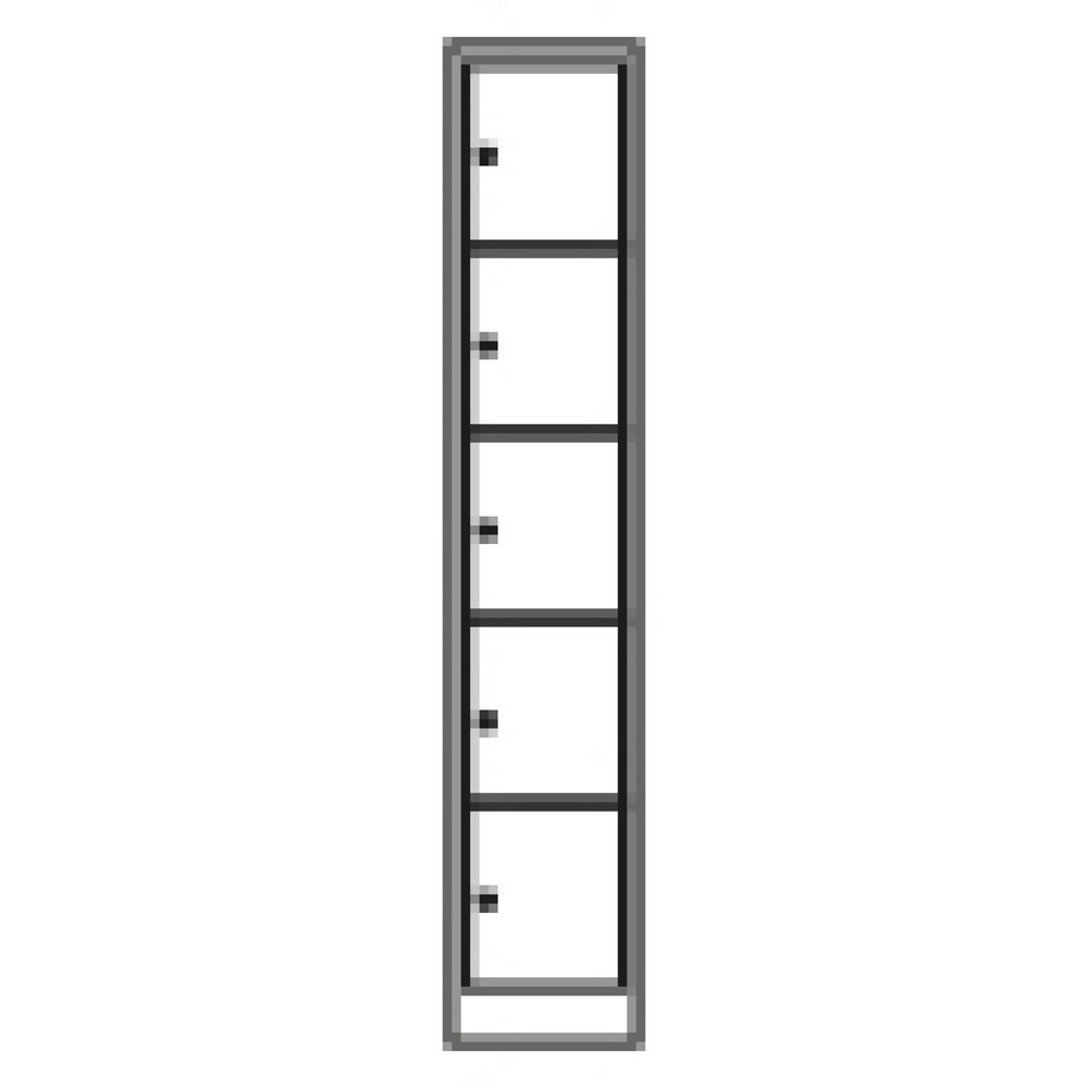 Produktabbildung Nr. 4: HEMMDAL Meuble coffre-fort, 1 x 5 compartiments, H x l x P 1 900 x 410 x 450 mm