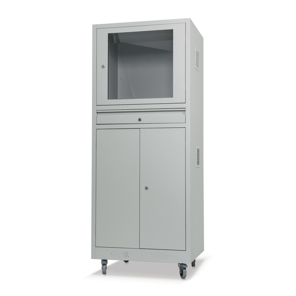 Produktabbildung Nr. 2: HEMMDAL Mobiler Computerschrank, HxBxT 1.700 x 680 x 600 mm