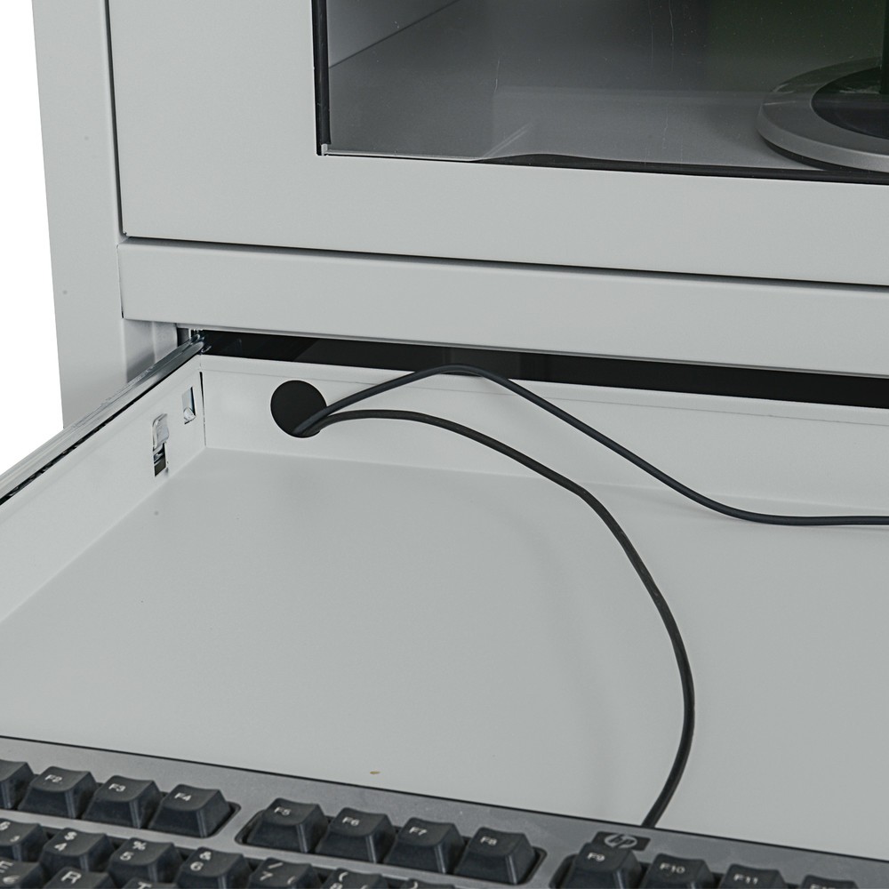 Produktabbildung Nr. 4: HEMMDAL Mobiler Computerschrank, HxBxT 1.700 x 680 x 600 mm