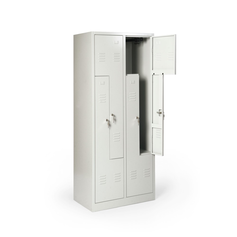 Produktabbildung Nr. 2: HEMMDAL Penderie en Z avec 4 compartiments HxlxP 1 800 x 800 x 500 mm