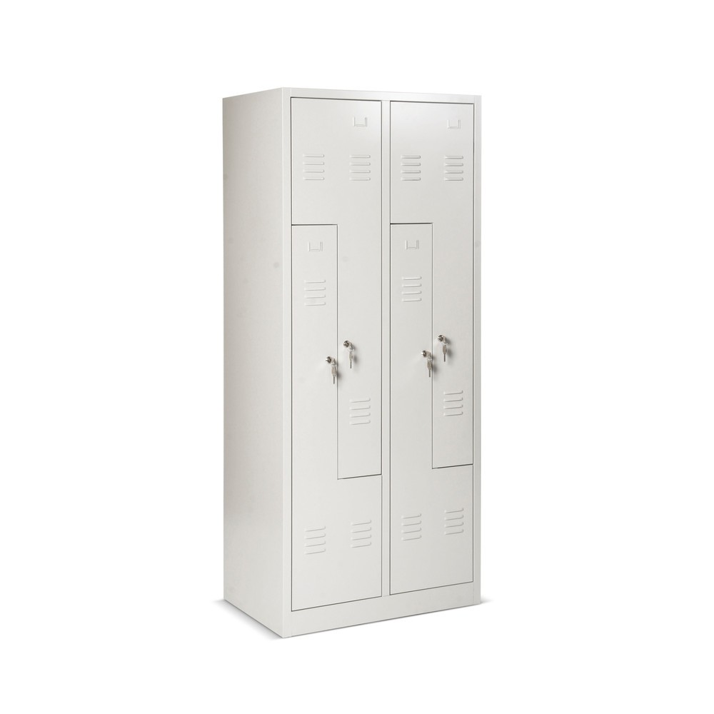 Produktabbildung Nr. 1: HEMMDAL Penderie en Z avec 4 compartiments HxlxP 1 800 x 800 x 500 mm