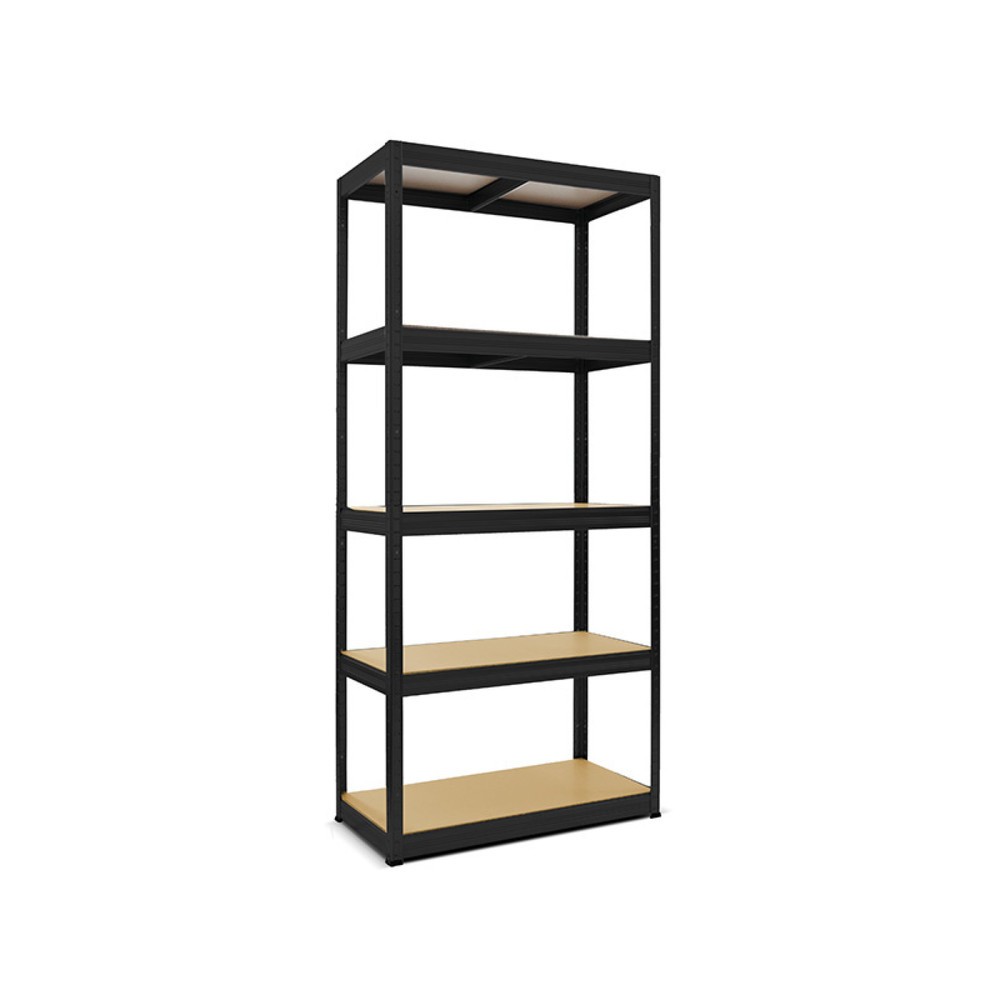 Produktabbildung Nr. 1: HEMMDAL Rayonnage pour charges lourdes Type S+, noir – 180 x 90 x 60 cm – jusqu'à 750 kg