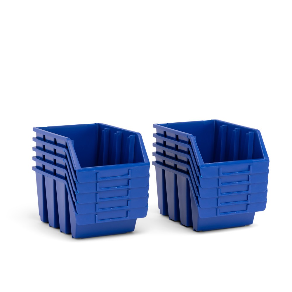 Produktabbildung Nr. 6: HEMMDAL Sichtlagerkasten-Set L, HxBxT 75 x 116 x 212 mm, blau, 24 Stk/VE
