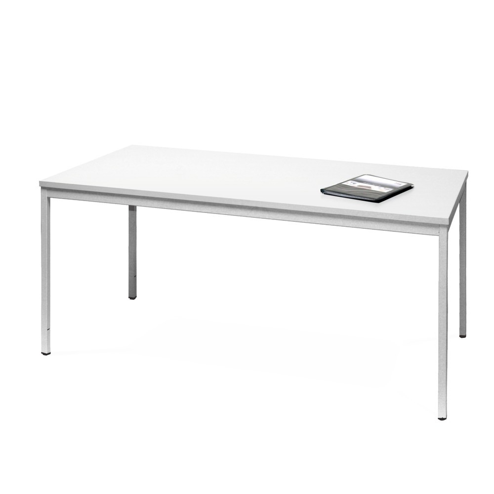 Produktabbildung: HEMMDAL Büro-Schreibtisch mit 4-Fuss Stalhrohrgestell, HxBxT 750 x 1.200 x 800 mm