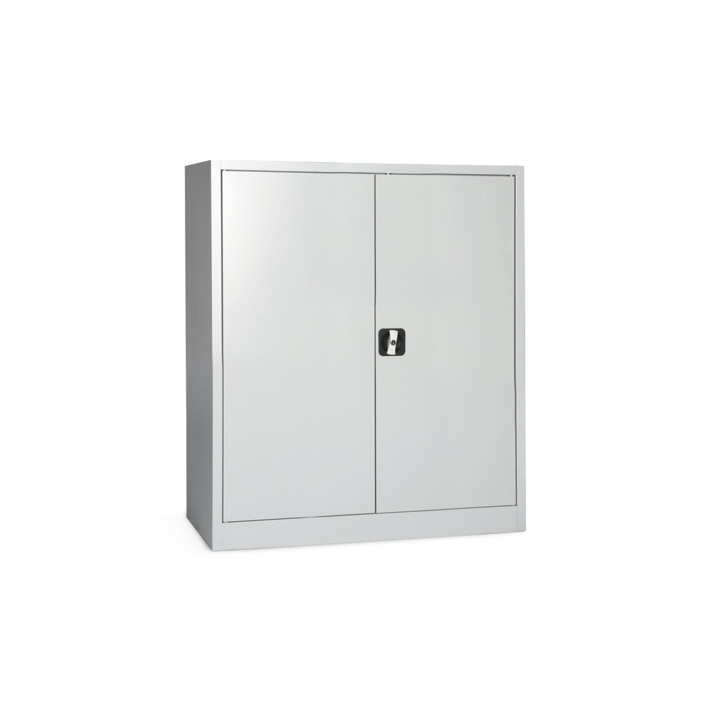 Produktabbildung Nr. 1: HEMMDAL Werkstatt-Beistellschrank mit 2 Fachböden, HxBxT 1.200 x 1.200 x 420 mm, lichtgrau