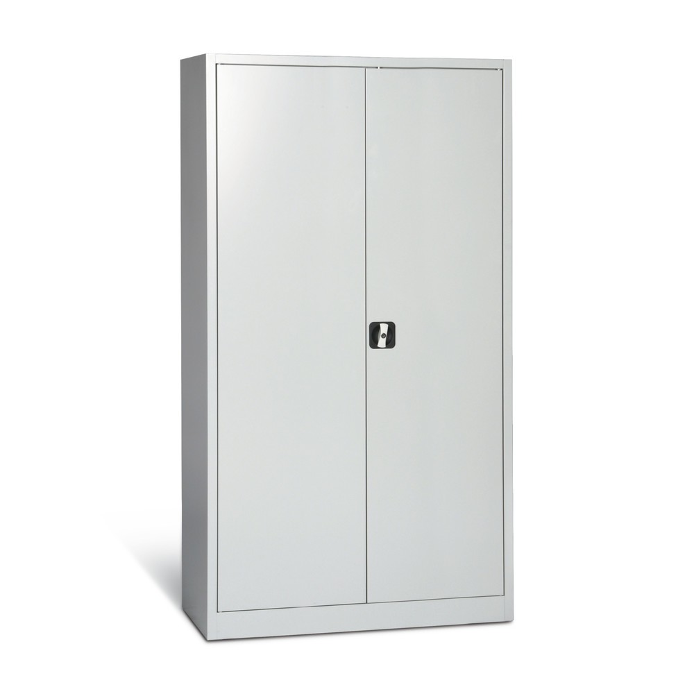 Produktabbildung Nr. 1: HEMMDAL Werkstatt-Flügeltürschrank, HxBxT 1.950 x 925 x 600 mm, lichtgrau/lichtgrau