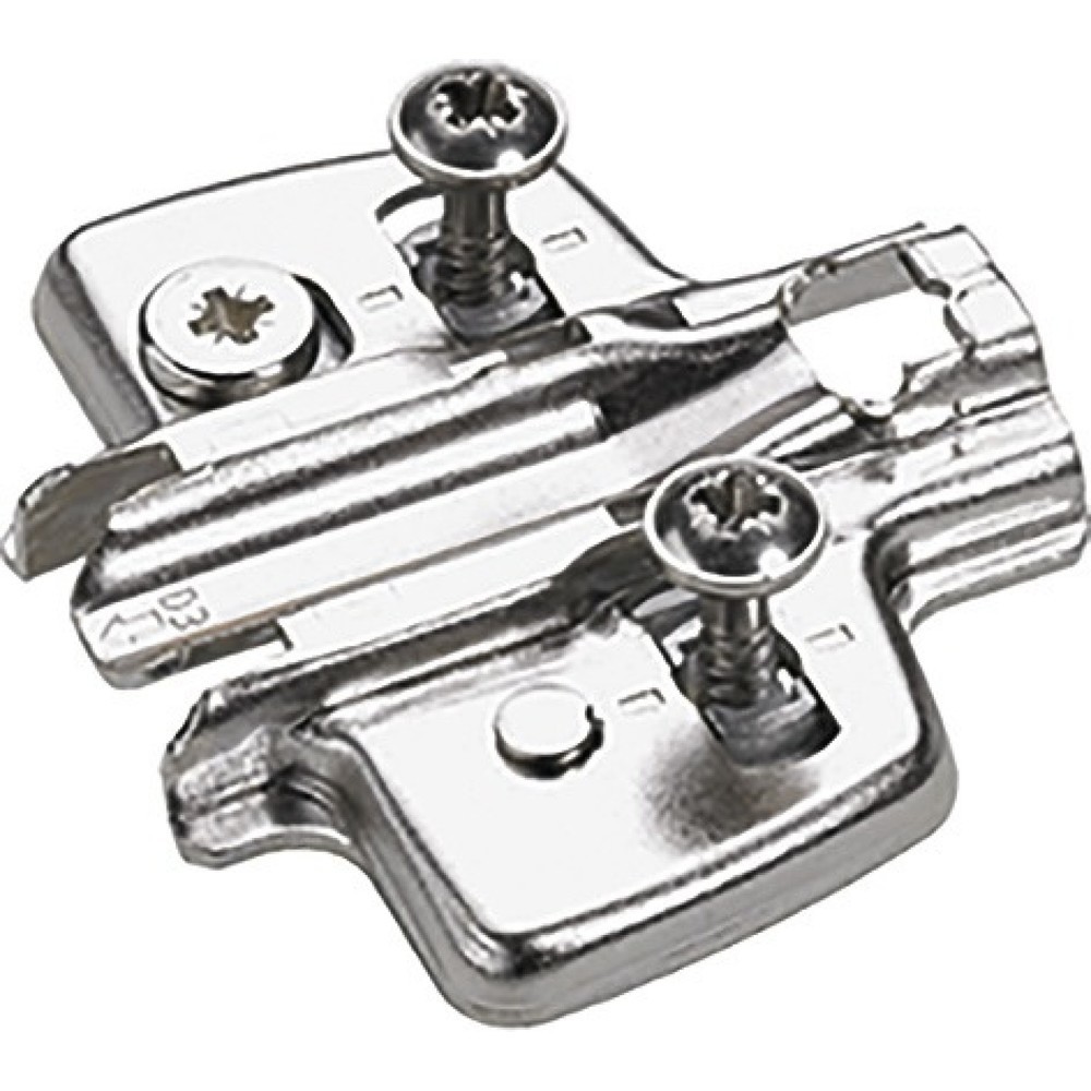 Illustration du produit: HETTICH Kreuzmontageplatte, D=0,0 mm, Stahl vernickelt