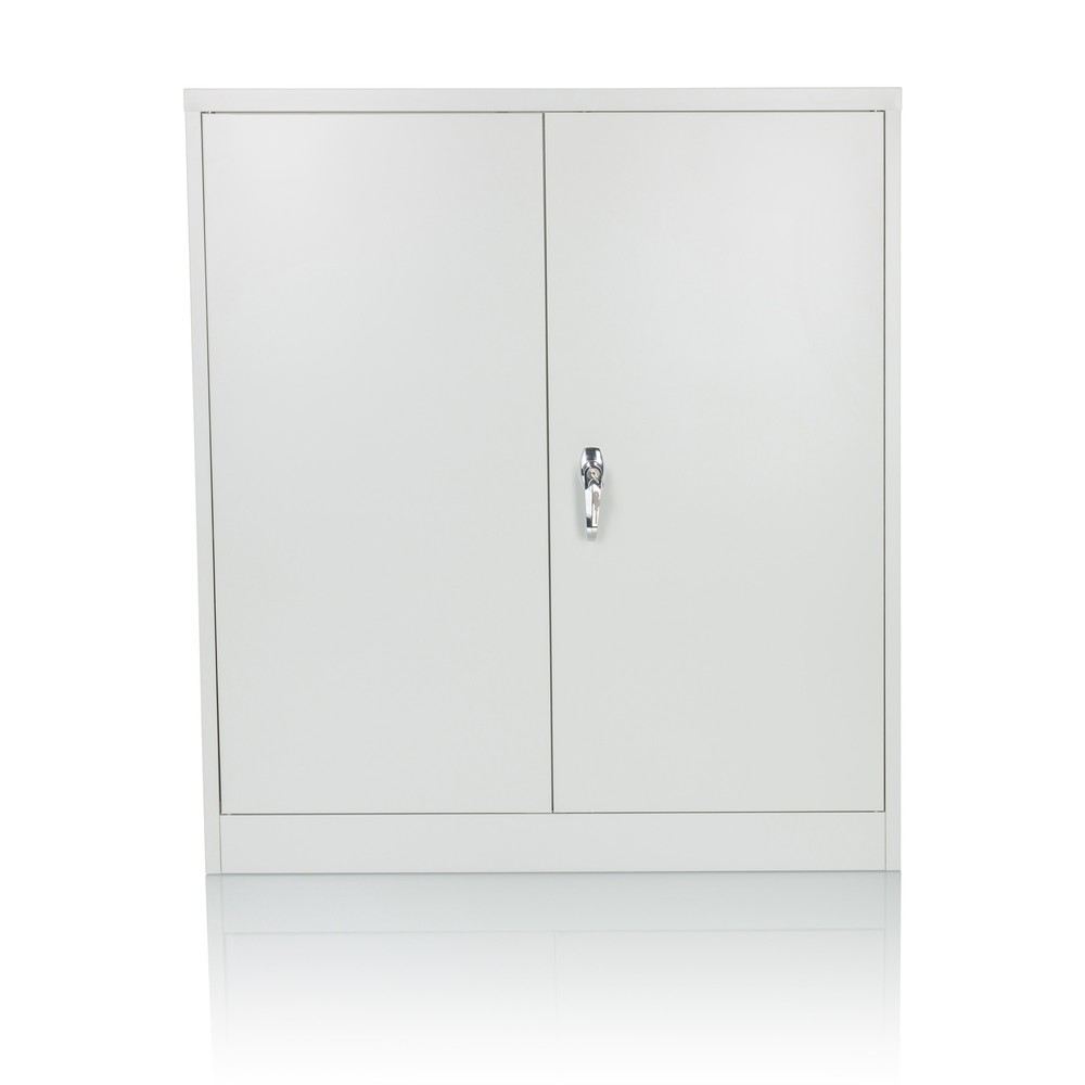 Produktabbildung: hjh OFFICE Aktenschrank COLOR AS 105 x 90 x 40 cm Metall, lichtgrau