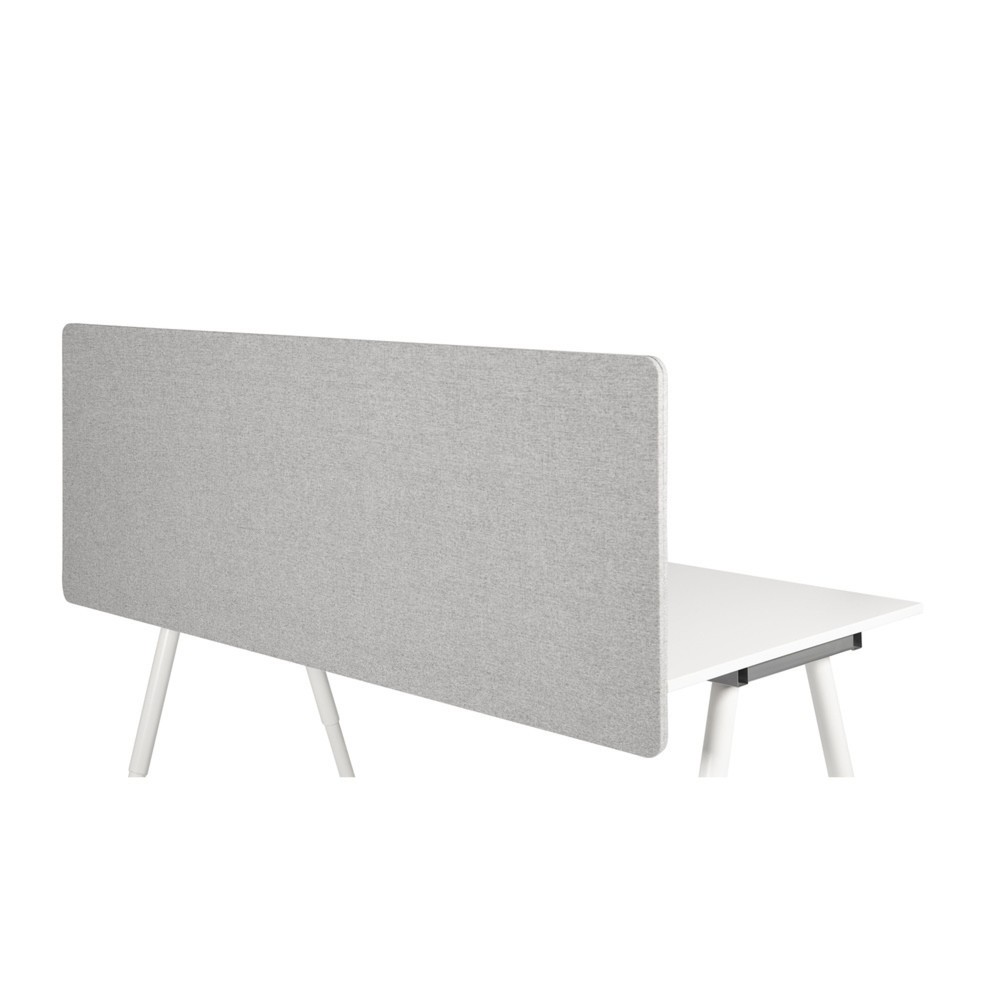 Produktabbildung Nr. 2: hjh OFFICE Akustik Tischtrennwand FLEXMIUT D 160 cm, hellgrau