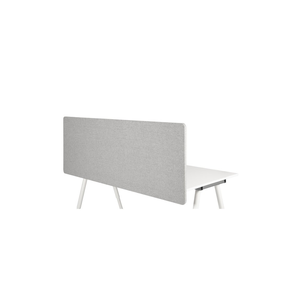 Produktabbildung Nr. 4: hjh OFFICE Akustik Tischtrennwand FLEXMIUT D 160 cm, hellgrau