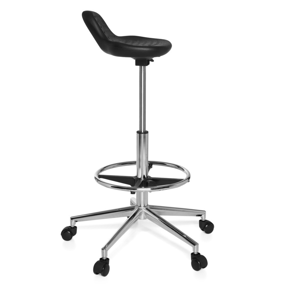 Produktabbildung Nr. 3: hjh OFFICE Arbeitsstuhl / Bürostuhl TOP WORK 3 Kunstleder, schwarz