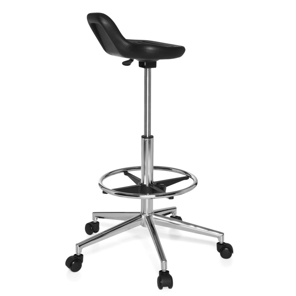 Produktabbildung Nr. 4: hjh OFFICE Arbeitsstuhl / Bürostuhl TOP WORK 3 Kunstleder, schwarz