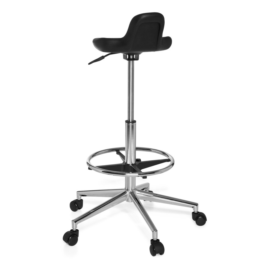 Produktabbildung Nr. 6: hjh OFFICE Arbeitsstuhl / Bürostuhl TOP WORK 3 Kunstleder, schwarz