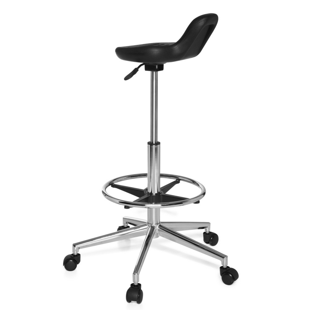 Produktabbildung Nr. 7: hjh OFFICE Arbeitsstuhl / Bürostuhl TOP WORK 3 Kunstleder, schwarz