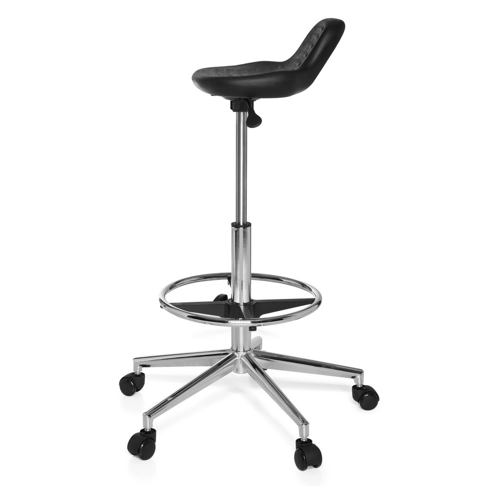 Produktabbildung Nr. 8: hjh OFFICE Arbeitsstuhl / Bürostuhl TOP WORK 3 Kunstleder, schwarz