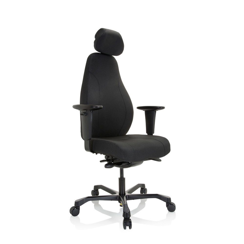 Produktabbildung Nr. 2: hjh OFFICE Arbeitsstuhl / Chefsessel RESISTIO XXL Stoff, schwarz