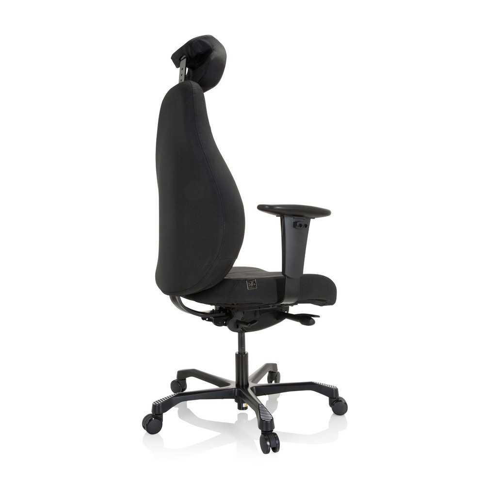 Produktabbildung Nr. 4: hjh OFFICE Arbeitsstuhl / Chefsessel RESISTIO XXL Stoff, schwarz
