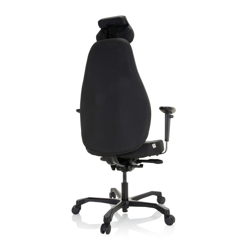 Produktabbildung Nr. 5: hjh OFFICE Arbeitsstuhl / Chefsessel RESISTIO XXL Stoff, schwarz