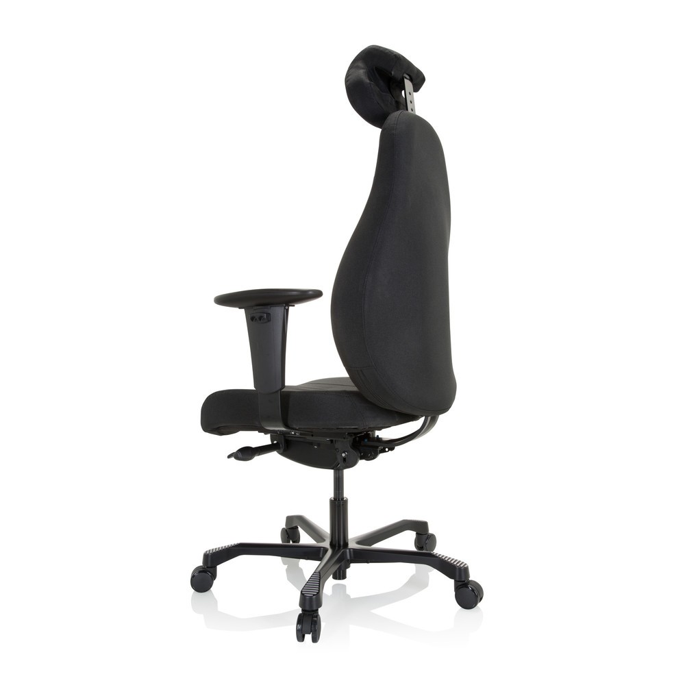 Produktabbildung Nr. 7: hjh OFFICE Arbeitsstuhl / Chefsessel RESISTIO XXL Stoff, schwarz