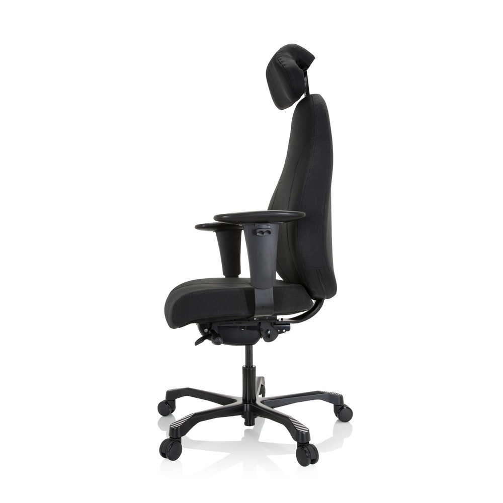 Produktabbildung Nr. 8: hjh OFFICE Arbeitsstuhl / Chefsessel RESISTIO XXL Stoff, schwarz
