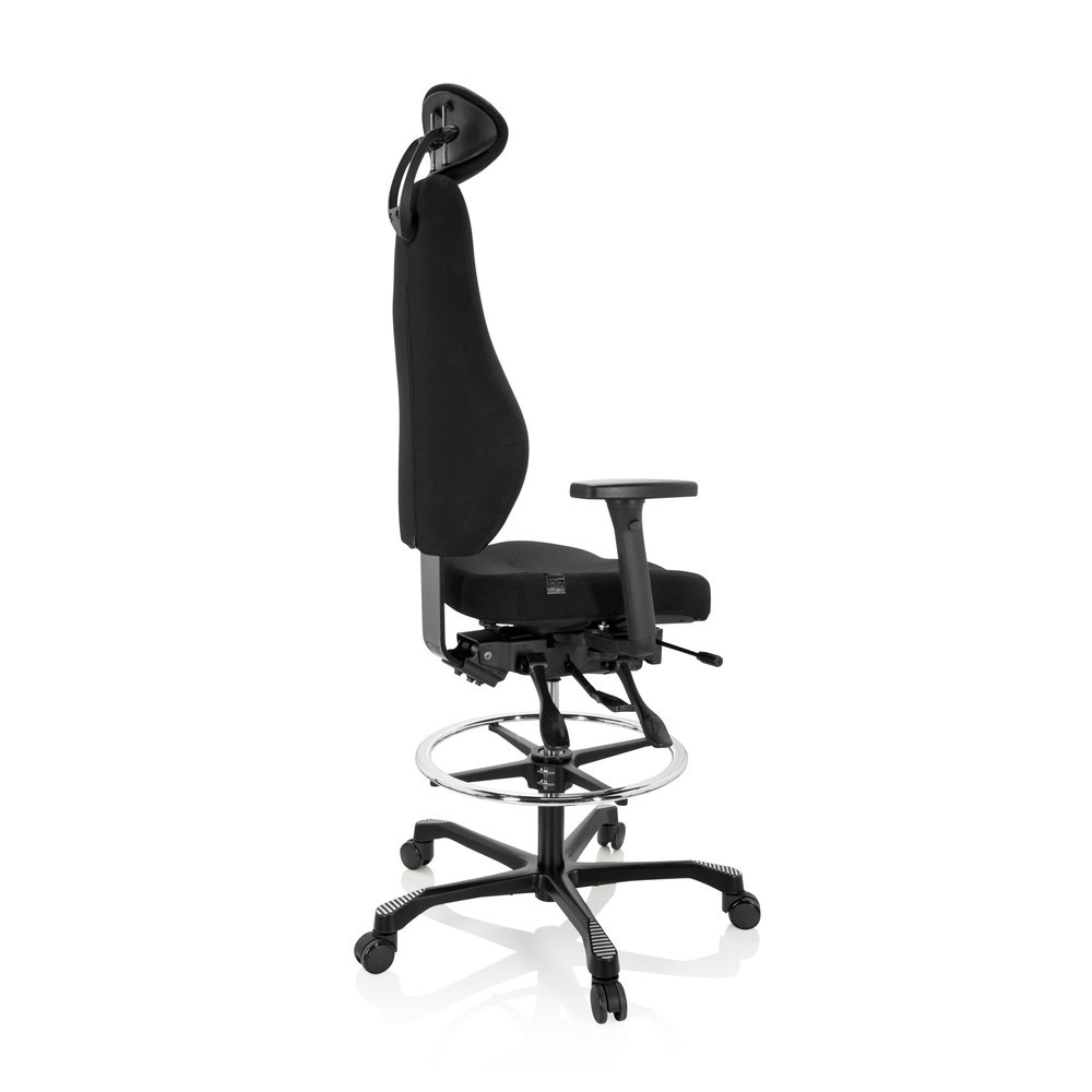 Produktabbildung Nr. 8: hjh OFFICE Arbeitsstuhl / Counterstuhl RESISTIO WORK Stoff, schwarz