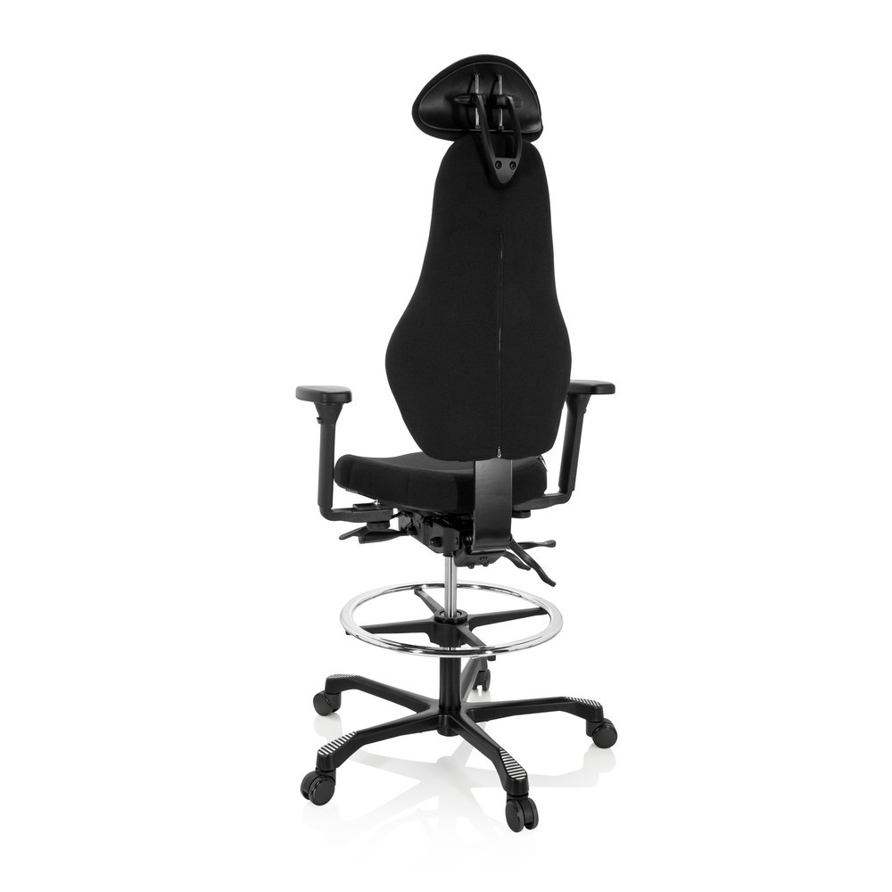 Produktabbildung Nr. 10: hjh OFFICE Arbeitsstuhl / Counterstuhl RESISTIO WORK Stoff, schwarz