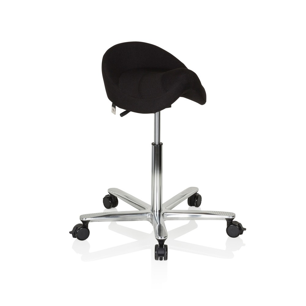 Produktabbildung Nr. 2: hjh OFFICE Arbeitstuhl / Arbeitshocker MOVE-TEC 3D PRO I Stoff, schwarz