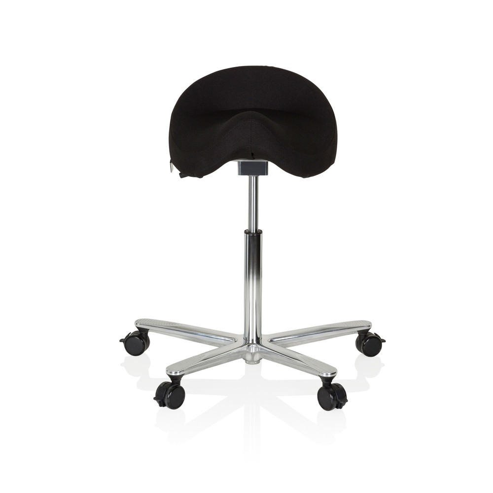 Produktabbildung: hjh OFFICE Arbeitstuhl / Arbeitshocker MOVE-TEC 3D PRO I Stoff, schwarz