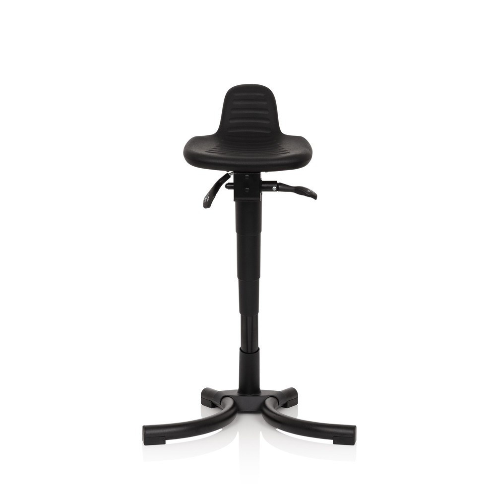 Illustration du produit: Assis debout / siège de travail hjh OFFICE TOP WORK 34 mousse PU, structure métallique, noir