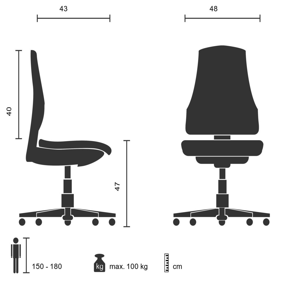 Produktabbildung Nr. 5: hjh OFFICE Besucherstuhl / Schalenstuhl SCANDI Kunststoff, 4er Pack, weiss