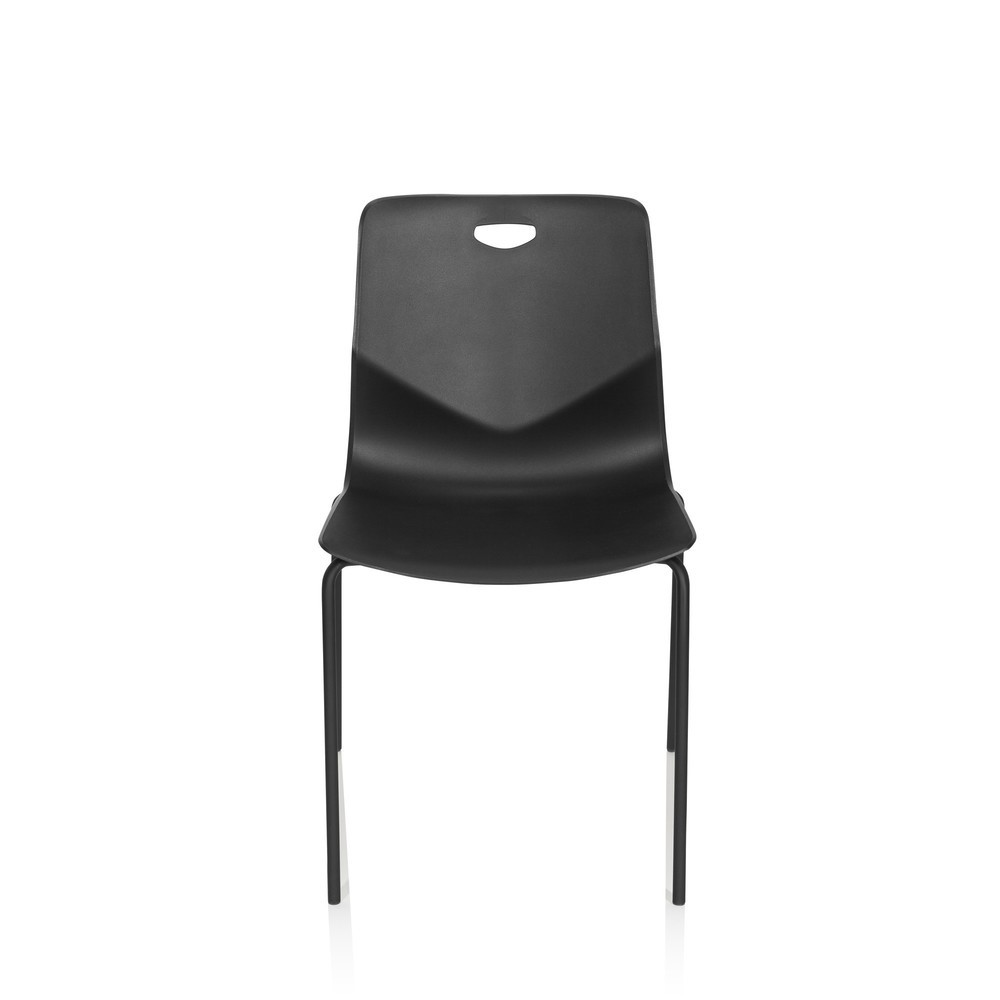 Produktabbildung: hjh OFFICE Besucherstuhl / Konferenzstuhl T36 V, schwarz
