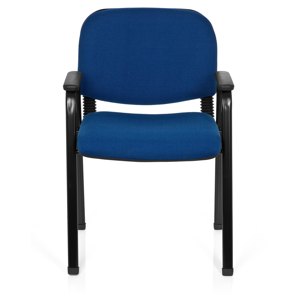 Produktabbildung Nr. 1: hjh OFFICE Besucherstuhl  XT 650, schwarz/blau