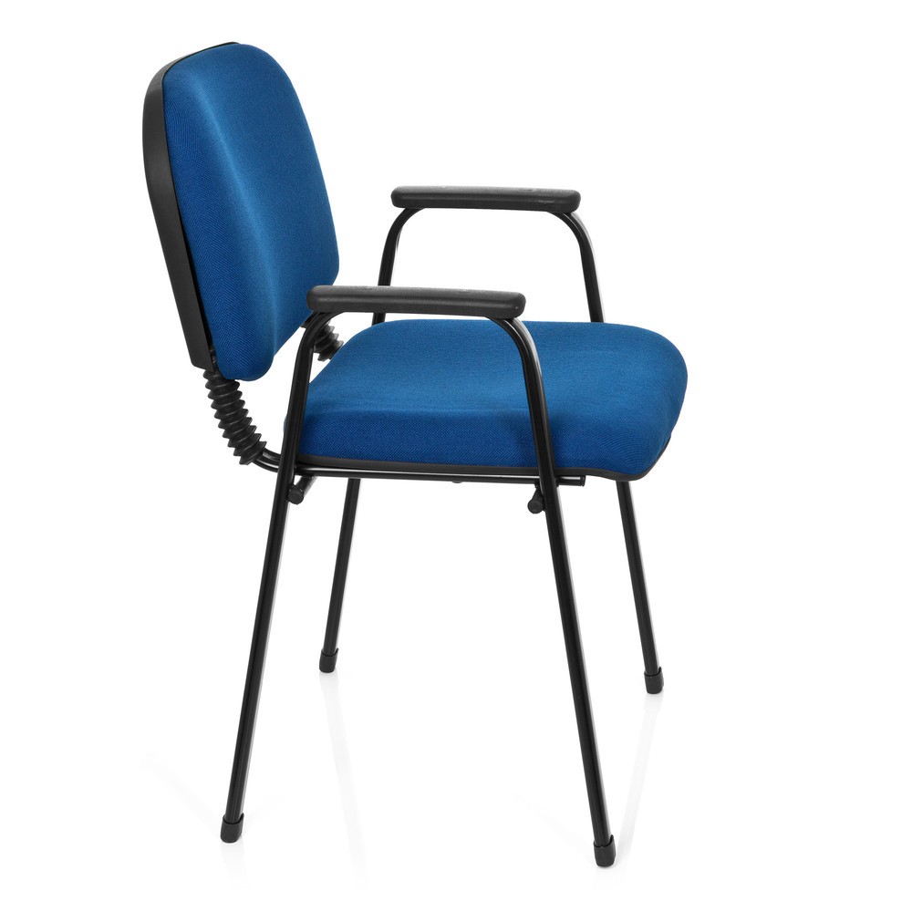 Produktabbildung Nr. 4: hjh OFFICE Besucherstuhl  XT 650, schwarz/blau
