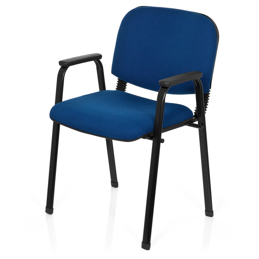 Produktabbildung Nr. 10: hjh OFFICE Besucherstuhl  XT 650, schwarz/blau